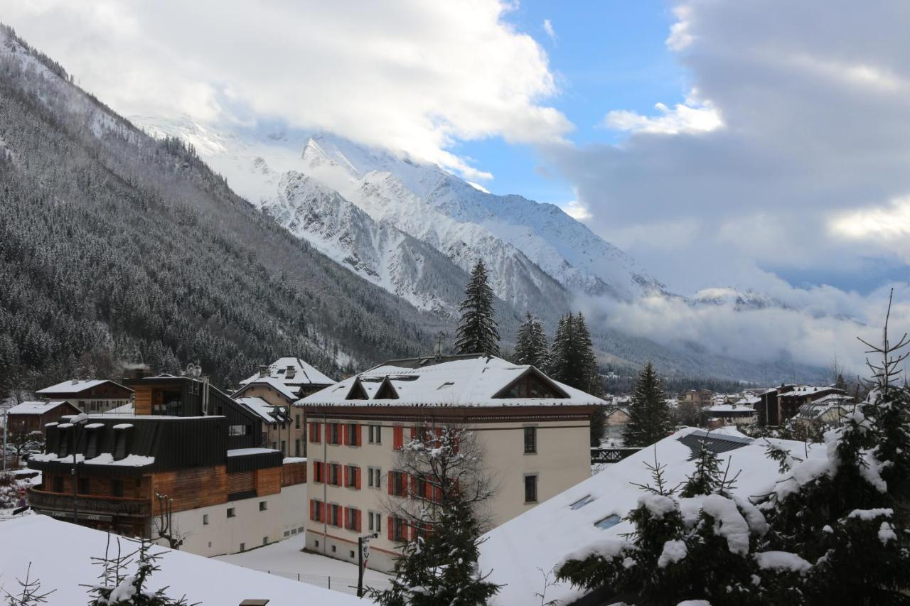 شقة Chamonix Centre, 51M2, Vue Mt Blanc, 2 A 6 Pers, 2 Balcons المظهر الخارجي الصورة